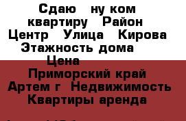 Сдаю 1-ну ком .квартиру › Район ­ Центр › Улица ­ Кирова › Этажность дома ­ 5 › Цена ­ 15 000 - Приморский край, Артем г. Недвижимость » Квартиры аренда   